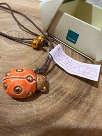 Thun collana regolabile con coccinella e scatola