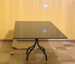 Piano Tavolo Cantori 100x200 cm – Vetro Temperato