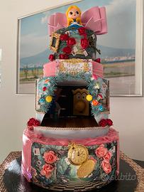 Torta alice nel paese nelle meraviglie