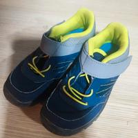 scarpe trekking decathlon bambino MH100 Navy/Grey