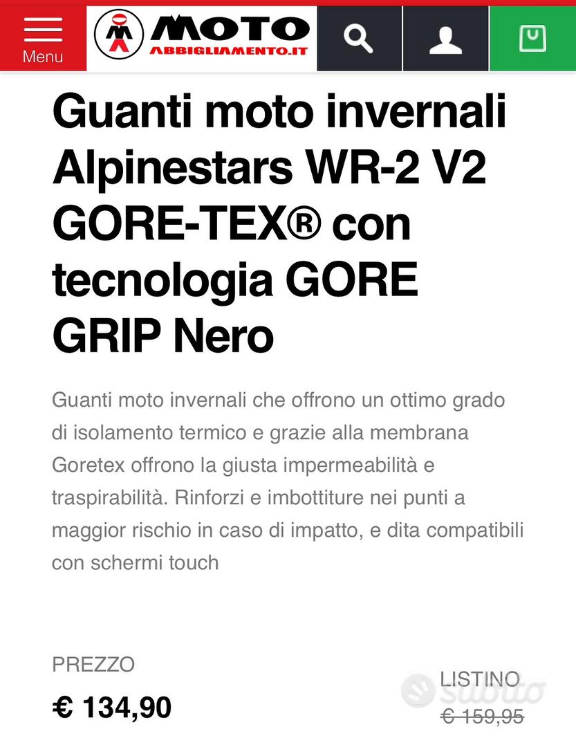 Guanti moto Alpinestar xl - Accessori Moto In vendita a Milano