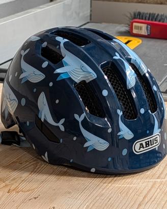 Casco bici bambino ABUS Smiley 3.0 fantasia balene