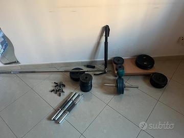 Dischi e oggetti palestra