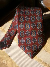 Cravatta Vintage LANVIN Paris Anni '70 in Seta