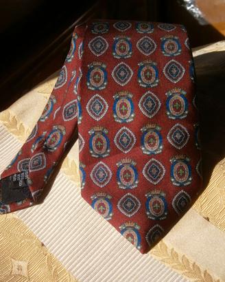 Cravatta Vintage LANVIN Paris Anni '70 in Seta