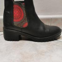 stivali ankle boots bassi n. 37 desigual y2k/boho