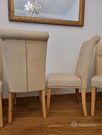 Set 6 Sedie Sala da Pranzo Chesterfield II