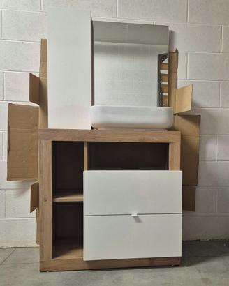 Mobile bagno nuovo, qualche piccolo difetto.
