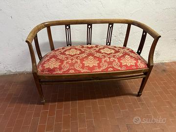 Divanetto liberty stile Thonet