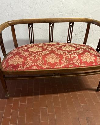 Divanetto liberty stile Thonet