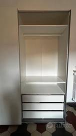 Armadio Pax/hasvik guardaroba bianco