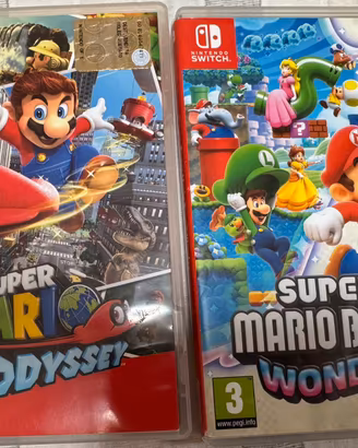 Super Mario Odyssey + Wonder per Nintendo Switch