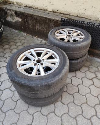 cerchi x5 originali da 18 pollici con gomme 