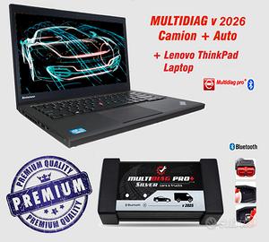 DIAGNOSI AUTO PROFESSIONALE MULTIMARCA 2026 + PC