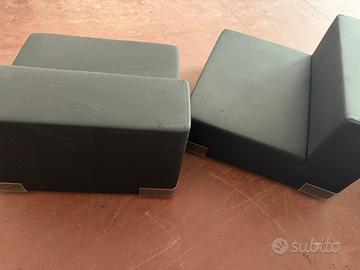 2 DIVANI PLACATICS  OUTDOOR KARTELL NERI