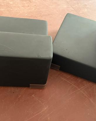 2 DIVANI PLACATICS  OUTDOOR KARTELL NERI