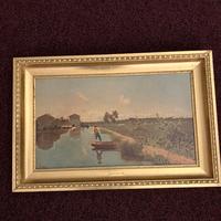 Quadro stampa opera di Guglielmo Ciardi