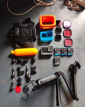 GoPro Hero 9 +Accessori originali GoPro