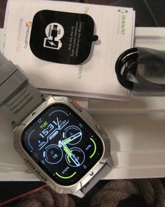 Smartwatch da uomo 2026, display HD da 2.01 poll.