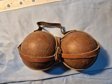 Coppia di BOCCE Vintage in legno