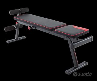 Panca DOMYOS Bench 500 + 2 manubri + 20 kg pesi