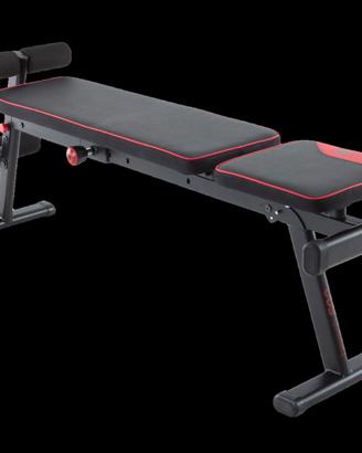 Panca DOMYOS Bench 500 + 2 manubri + 20 kg pesi