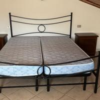 2 Strutture letto in ferro battuto mod Conca