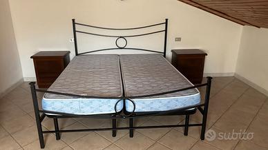 2 Strutture letto in ferro battuto mod Conca