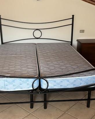 1 Struttura letto in ferro battuto mod Conca