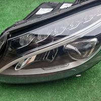MERCEDES W205 FULL LED Faro Fanale Sinistro SX