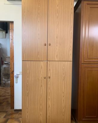 ARMADIO A 4 ANTE LEGNO CHIARO