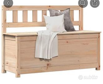 Panca in legno massello di pino