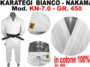 Karategi bianco (Gr. 450, H 170 cm) Mod. Nakama