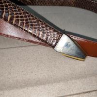 cintura donna in pelle vintage 