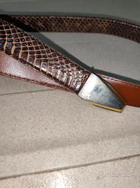 cintura donna in pelle vintage 