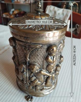 Porta tabacco antico firmato con punzoni 800/900