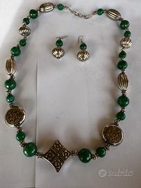 set collana e orecchini