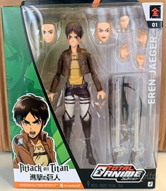 ATTACK ON TITAN EREN JAEGER TOTAL ANIME JAZWARES