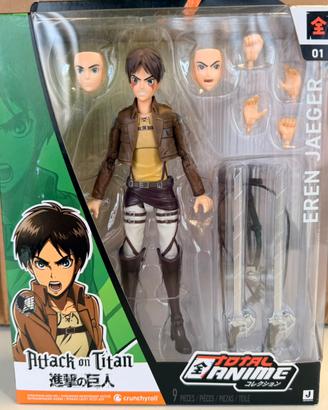 ATTACK ON TITAN EREN JAEGER TOTAL ANIME JAZWARES