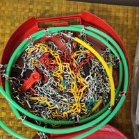 Catene auto nuove, mai usate, comprate per Yaris T