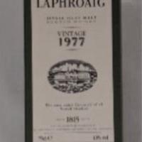 Scotch Laphroaig Vintage