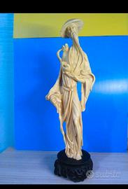 Statuetta mercante cinese