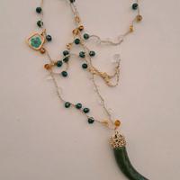 Collana perline vetro