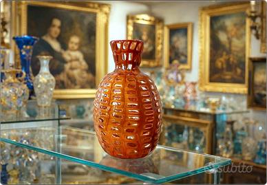 VENINI - Vaso OCCHI Tobia Scarpa - RED - Murano 98