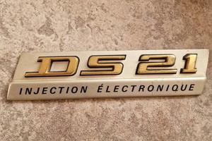 Targhetta posteriore Citroen Ds injection original