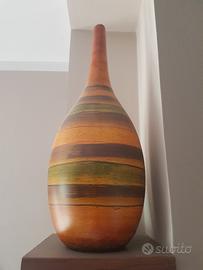 vaso legno decorativo