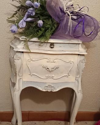 Comodino shabby chic