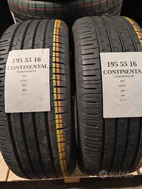 2 GOMME 195 55 16 CONTINENTAL ET118