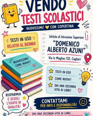 Libri scolastici Ist. Azuni di Cagliari