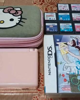 Nintendo DS Lite Rosa, Con Accessori e 11 Giochi